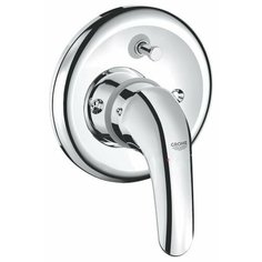 Смеситель для ванны с душем Grohe Euroeco 32747000 однорычажный встраиваемый хром