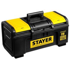 Ящик с органайзером STAYER Professional 38167-19 48x27x24 см 19 черный/желтый
