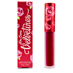 Lime Crime Жидкая помада для губ Velvetines матовая, оттенок Red Rose