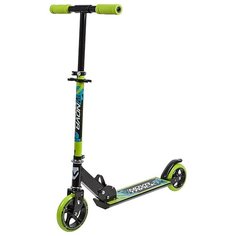 Городской самокат Novatrack Jungle 145S (2019) черно-зеленый