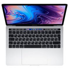 Ноутбук Apple MacBook Pro 13 with Retina display and Touch Bar Mid 2018 (Intel Core i5 2300 MHz/13.3"/2560x1600/8GB/512GB SSD/DVD нет/Intel Iris Plus Graphics 655/Wi-Fi/Bluetooth/macOS) MR9V2RU/A серебристый