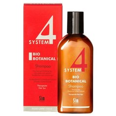 Sim Sensitive SYSTEM 4 Bio Botanical Shampoo Био Ботанический Шампунь для лечения выпадения волос и восстановление роста волос 215 мл