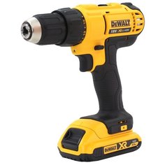 Аккумуляторная дрель-шуруповерт DeWALT DCD771D2 42 Н·м желтый/черный