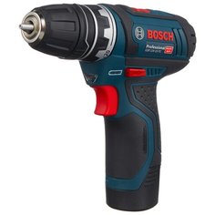 Аккумуляторная дрель-шуруповерт BOSCH GSR 12V-15 FC 2.0Ah x2 L-BOXX 30 Н·м синий/черный