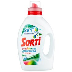 Гель Sorti для цветного и белого белья 2 в 1, 1.3 л, бутылка