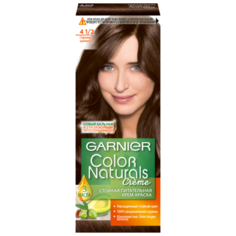 GARNIER Color Naturals стойкая питательная крем-краска для волос, 4.1/2, Горький Шоколад