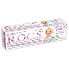 Зубная паста R.O.C.S. Babу Аромат липы 0-3 лет, 45 г