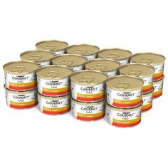 Корм для кошек Gourmet Голд с говядиной 24шт. х 85 г (паштет)