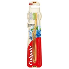 Зубная щетка Colgate Древние Секреты Безопасное Отбеливание, мягкая, желтый