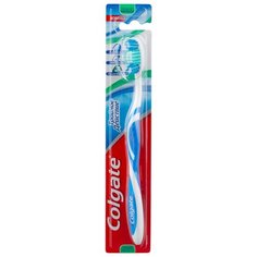 Зубная щетка Colgate Тройное действие многофункциональная, средней жесткости, синий