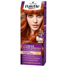 Palette Интенсивный цвет Стойкая крем-краска для волос, KR7 7-77 Роскошный медный