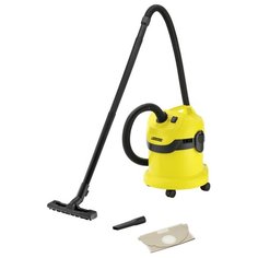 Профессиональный пылесос KARCHER WD 2 1000 Вт желтый