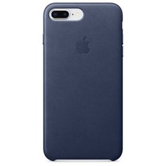 Чехол Apple кожаный для Apple iPhone 8 Plus / 7 Plus Midnight blue
