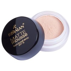 Rimalan Тональный мусс Matte Mousse, 12 г, оттенок: 03 песочный