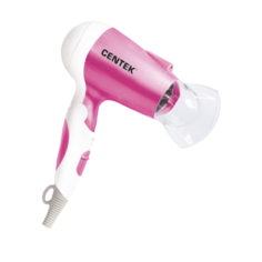 Фен CENTEK CT-2233 белый/розовый