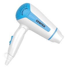 Фен CENTEK CT-2201 белый/синий