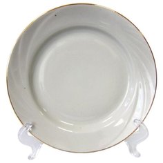 Добрушский фарфоровый завод Тарелка мелкая Голубка без деколи 200 мм