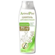 Шампунь Animal Play гипоаллергенный с аминокислотами и экстрактом шалфея для кошек и собак 250 мл