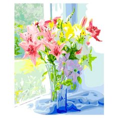 ВанГогВоМне Картина по номерам "Нежные лилии", 40х50 см (ZX 20928)