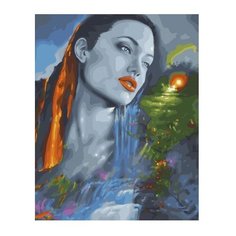 ВанГогВоМне Картина по номерам "Анджелина на закате", 40х50 см (ZX 22300)