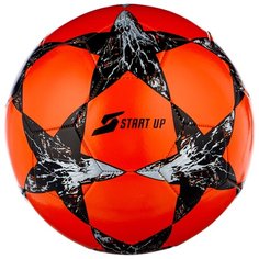 Футбольный мяч START UP E5121 оранжевый/черный 5