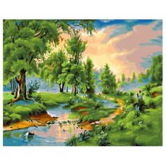 ВанГогВоМне Картина по номерам "Утренняя природа", 40х50 см (ZX 21380)