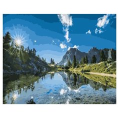 ВанГогВоМне Картина по номерам "Горы в Италии", 40х50 см (ZX 21286)