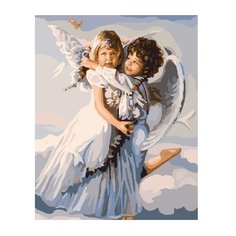 ВанГогВоМне Картина по номерам "Ангелочки", 40х50 см (ZX 2146)