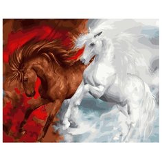 ВанГогВоМне Картина по номерам "Добро и зло", 40х50 см (ZX 21132)