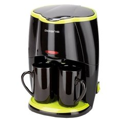 Кофеварка Polaris PCM 0210 (2017) черный/салатовый