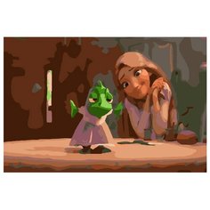 ВанГогВоМне Картина по номерам "Рапунцель" 20х30 см (SX 10030)