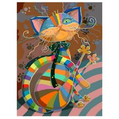 Белоснежка Картина по номерам "Полосатый разбойник" 40х50 см (812-AB)