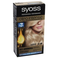Syoss Oleo Intense Стойкая краска для волос, 12-00 Платиновый блонд экстра