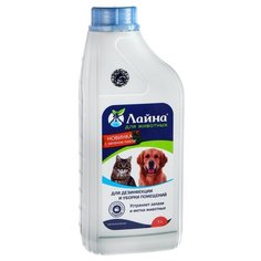 Моющее средство Лайна дезинфицирующее для уборки за животными, с запахом пихты 1000 мл Laina