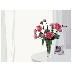 ВанГогВоМне Картина по номерам "Пионы на память", 40х50 см (ZX 21853)