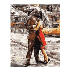 ВанГогВоМне Картина по номерам "Любовь под дождем", 40х50 см (ZX 22117)