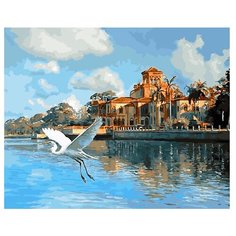 ВанГогВоМне Картина по номерам "Цапля в полете", 40х50 см (ZX 21993)