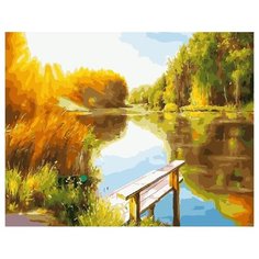 ВанГогВоМне Картина по номерам "Трамплин в реку", 40х50 см (ZX 22187)