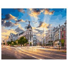 ВанГогВоМне Картина по номерам "Панорама Мадрида", 40х50 см (ZX 21830)