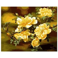 ВанГогВоМне Картина по номерам "Желтый шиповник", 40х50 (ZX 21471)