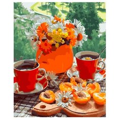 ВанГогВоМне Картина по номерам "Осенний завтрак", 40х50 см (ZX 21403)