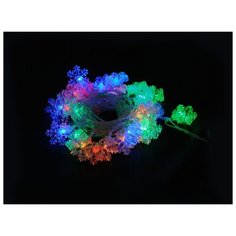 Гирлянда Волшебная страна Снежинки 500 см SF-100-5-MC, 100 ламп