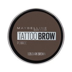 Maybelline Стойкая помада для бровей Tattoo Brow Pomade 05, темно-коричневый