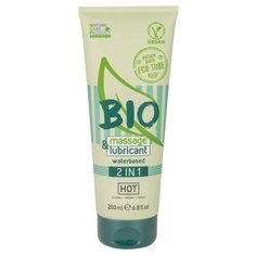 Гель-смазка HOT Массажный гель-лубрикант Bio 2-in-1 - 200 200 мл туба