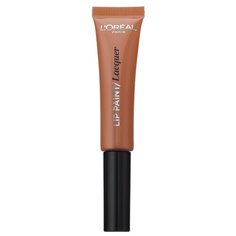 LOreal Paris Infaillible Lip Paint Lacquer жидкая помада для губ глянцевая, оттенок 101, Идеальный нюд