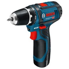 Аккумуляторная дрель-шуруповерт BOSCH GSR 12V-15 0 коробка 30 Н·м черный/синий