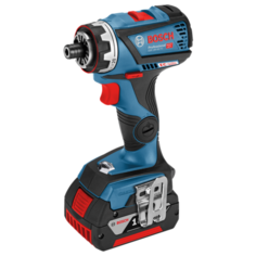 Аккумуляторная дрель-шуруповерт BOSCH GSR 18V-60 FC 5.0Ач х2 L-BOXX 60 Н·м синий/черный