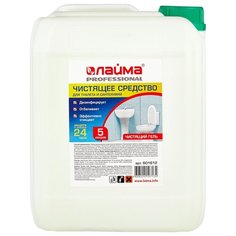 Лайма гель для уборки туалета с отбеливающим эффектом Professional 5 л