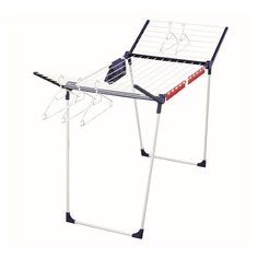 Сушилка для белья Leifheit напольная Pegasus 200 Deluxe белый/синий/стальной/красный