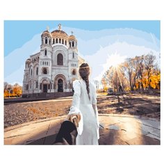 ВанГогВоМне Картина по номерам "Следуй за мной. Кронштадтский собор", 40х50 (ZX 20679)
